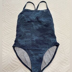 Nike IRun Women’s Navy Blue One Piece Swimsuit. Size L